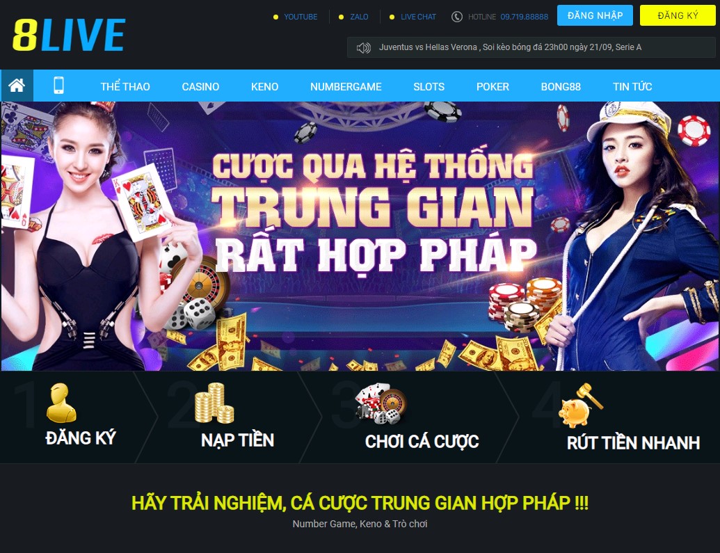 8LIVE – Sàn Cược online xanh chín | Nơi nạp rút nhanh chóng bảo mật